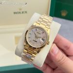 Rolex Daydate 36mm 2834/3255 Movement Diamond Face Gold Case Watch